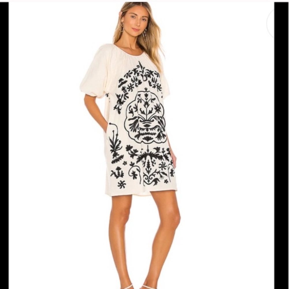 Free People Fiona Dress Embroidered